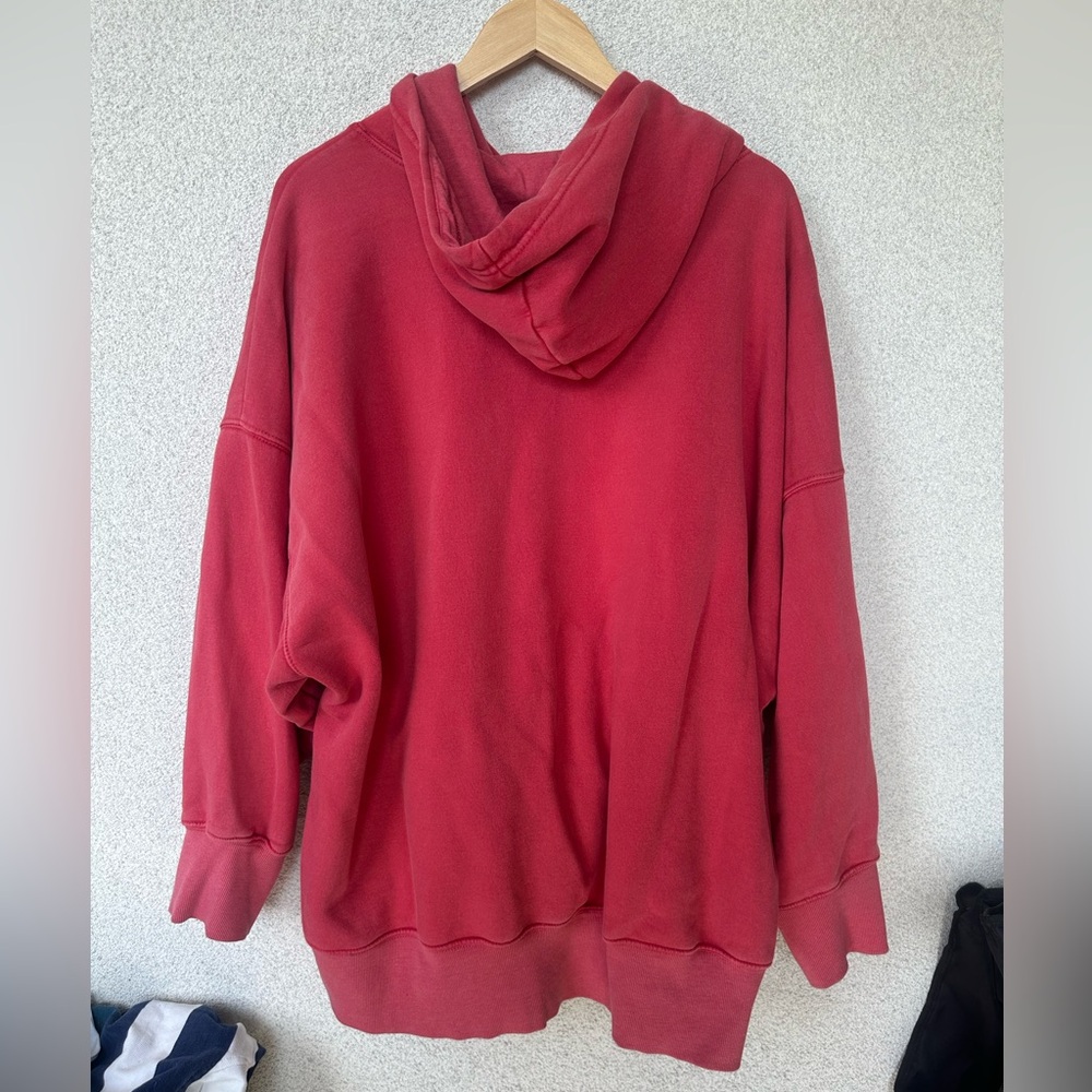 Free People Movement Sprint To The Finish Hoodie in Red - oversized fit M/L - Picture 4 of 4